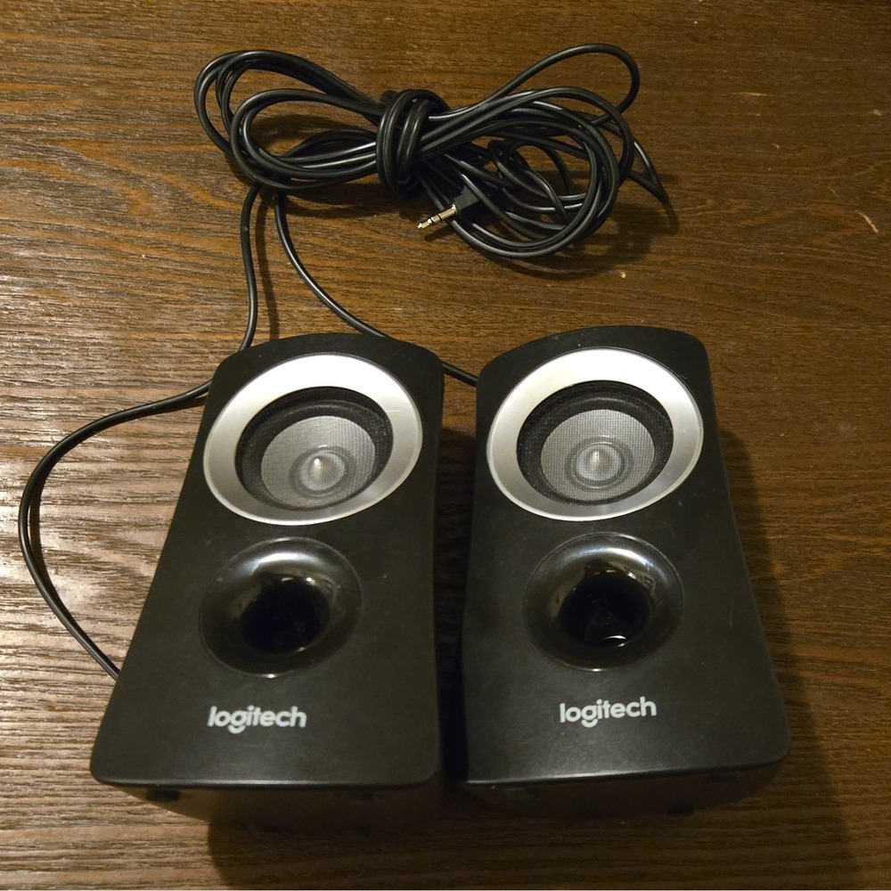 Logitech Z313 Replacement Satellite Speaker Pair L/R Channel Black 980000382